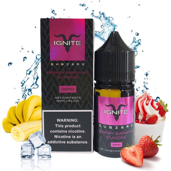 Ignite Salt – Subzero – Berry Banana Sundae